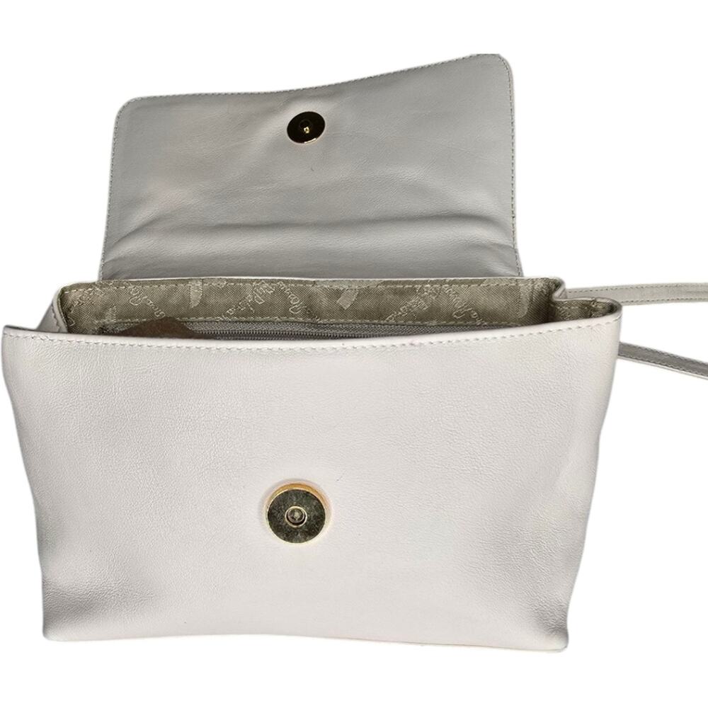 Paloma Picasso Vintage‎ White Leather Small Crossbody - Picture 8 of 16